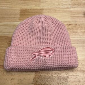 NFL Pink Kids Waffle Knit Beanie